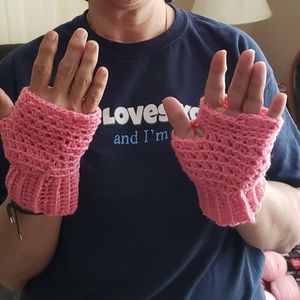 Headband/fingerless gloves